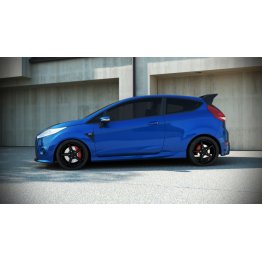 Накладки на пороги Focus RS Look на Ford Fiesta VII рестайл